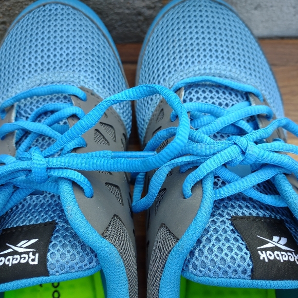 Unisex Reebok Sublite Cushion Work Blue/Gray Athletic Shoes (M) 9 (W) 11 main image 12